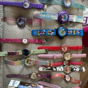 Lot of Disney Kids Watches